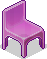 Pembe Plasto Sandalye